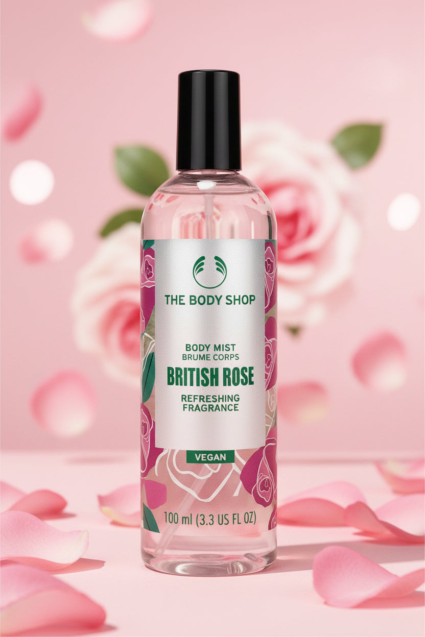 The Body Shop Body Mist (BRITISH ROSE)- 100ml